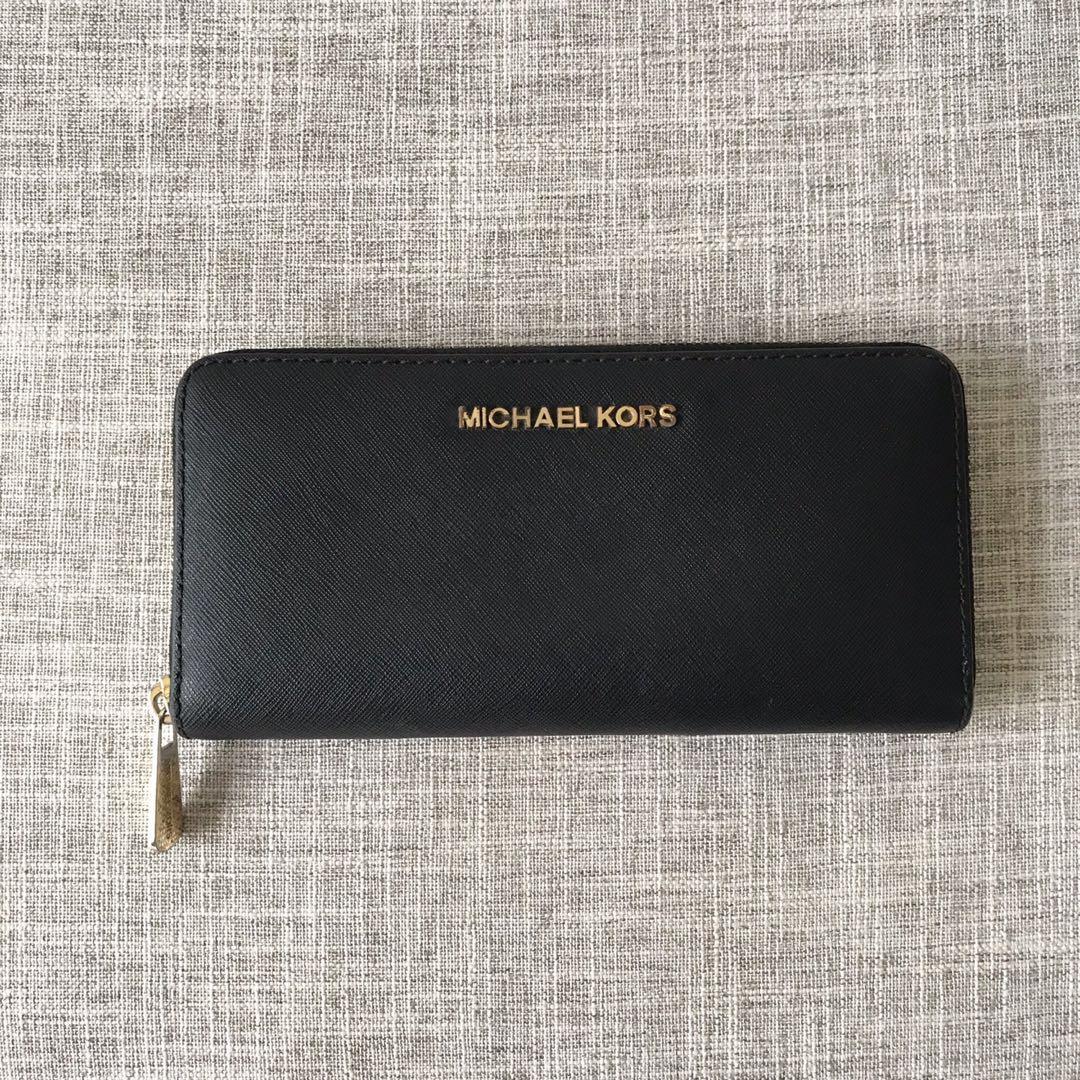 michael michael kors jet set travel crossgrain leather continental wallet