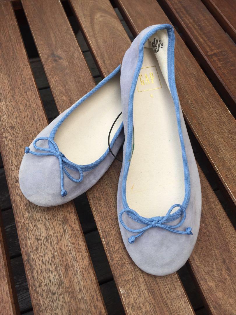 gap leather ballet flats