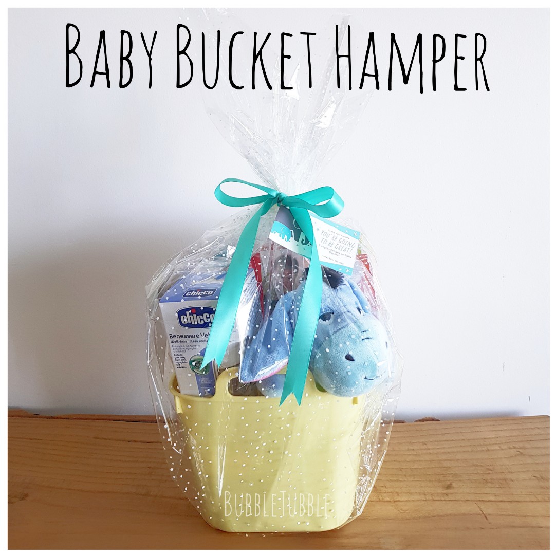 Newborn Baby Gift Bucket Hamper Set B Gift Present for Mummy