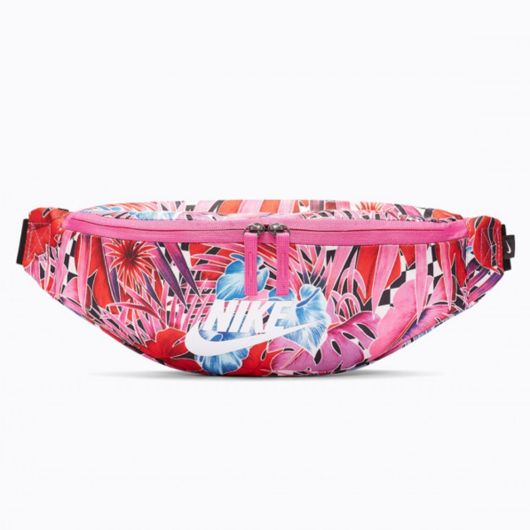 nike floral fanny pack