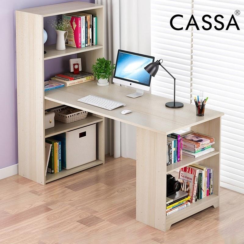 Office Computer Table Wooden 5 Rack Space Home Furniture Others On Carousell