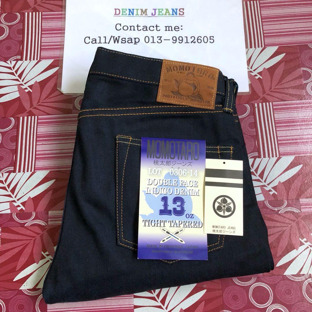 Original Momotaro Jeans 0306-14 - Size Tag 31 Manual 32, Men's