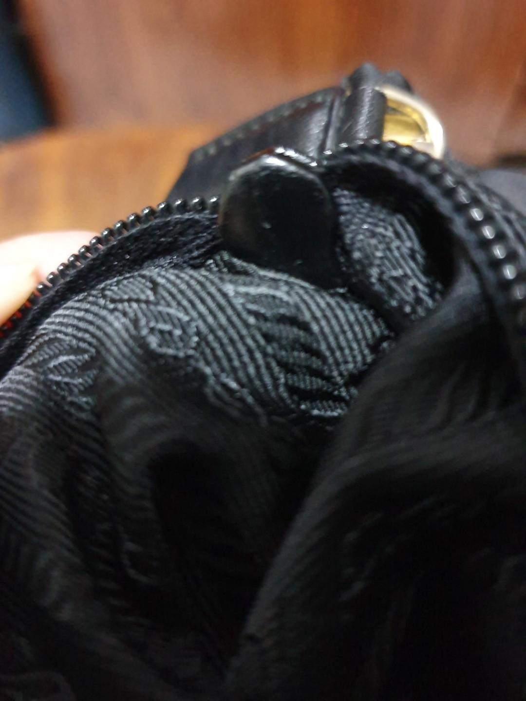 Vintage prada zipper sale