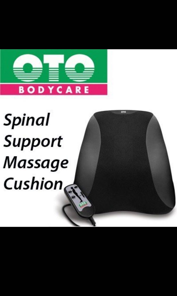OTO Spinal Support Massage Cushion, Health & Nutrition, Massage Devices on Carousell