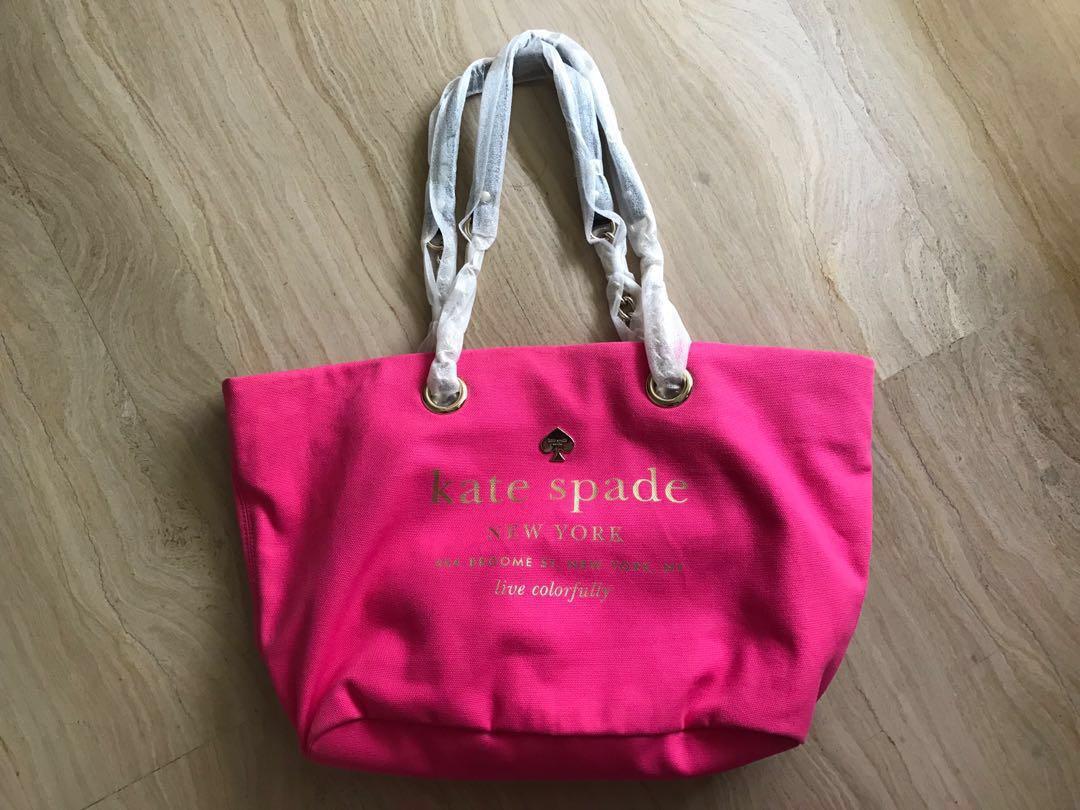 kate spade canvas tote