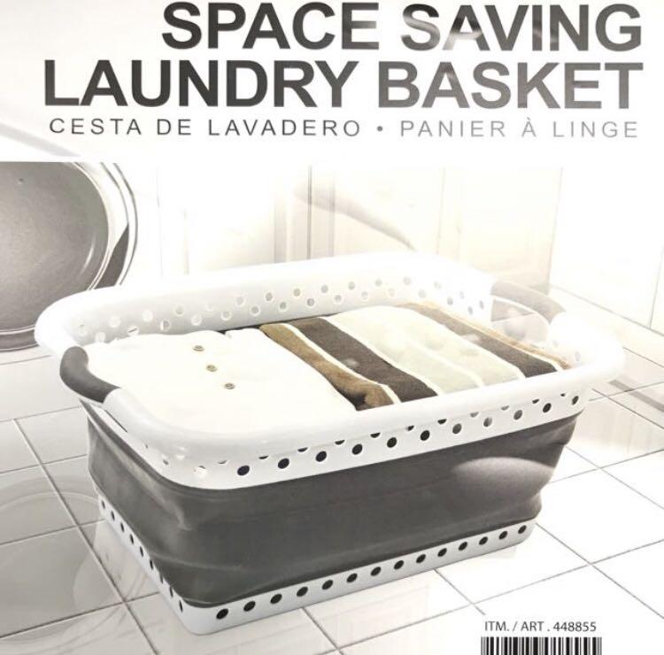 Pop Load Space Saving Collapsible Laundry Basket Home Appliances Cleaning Laundry On Carousell