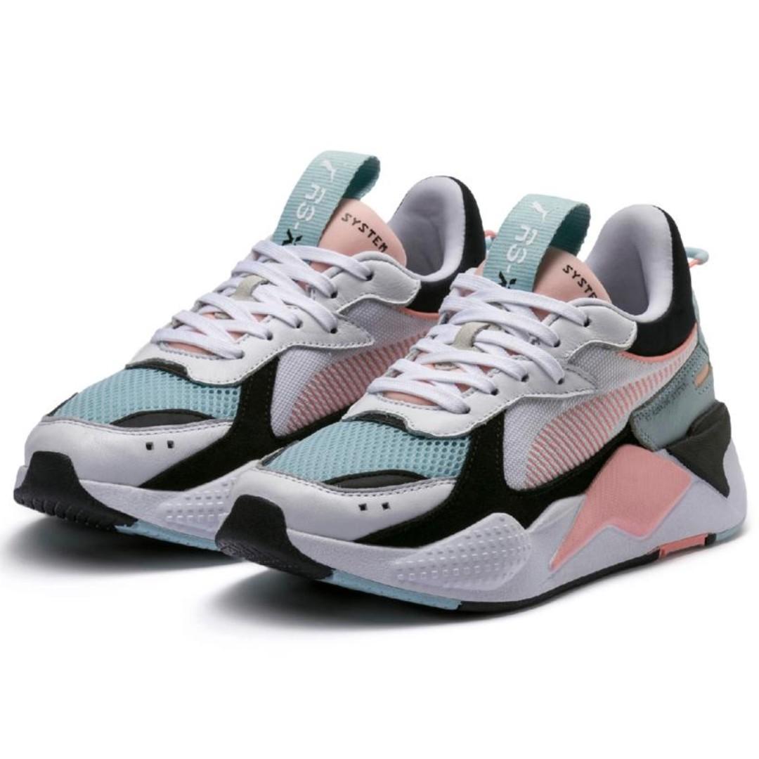 MGAG101 Puma RS-X Reinvention - Puma White/Peach Bud (Authentic Original), Women's Fashion, Footwear, Sneakers on