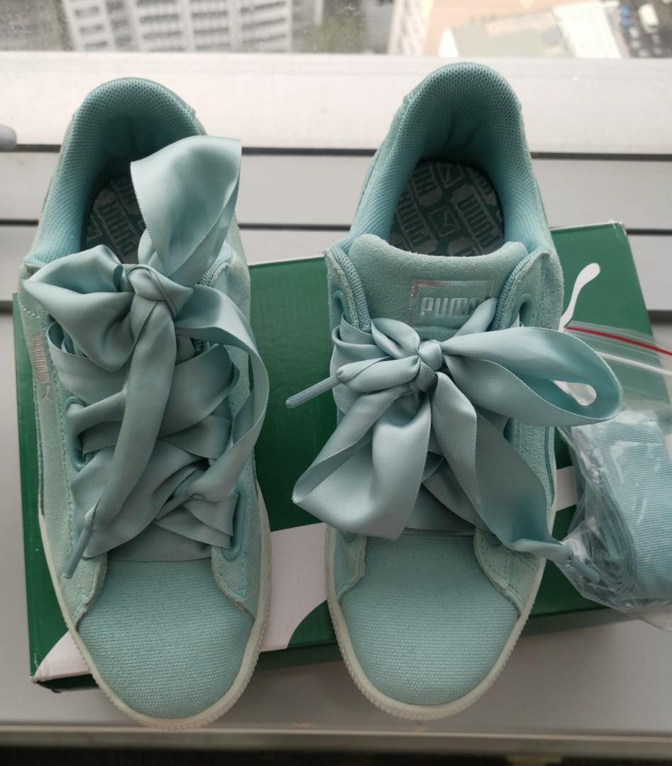 Puma heart fushia sale