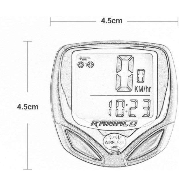 RANIACO Wireless Bike Computer Sports Equipment Bicycles Parts Parts Accessories on Carousell
