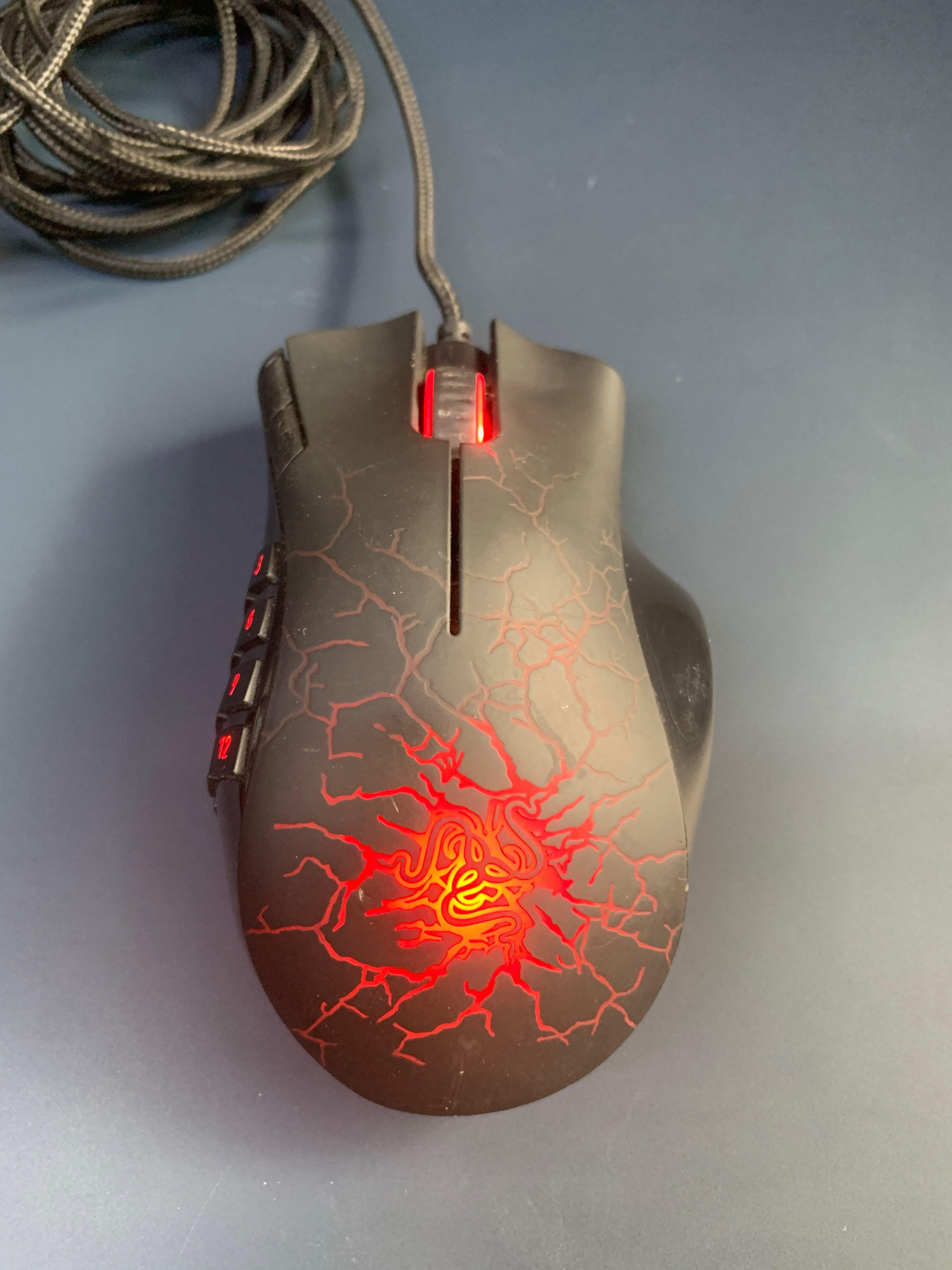 Razer Naga 12 14 Molten Mouse Electronics Computer Parts Accessories On Carousell