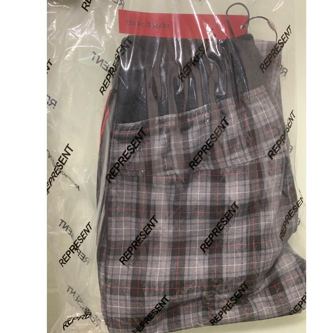 Represent Clothing TARTAN PANTS GREY Men s Fashion Bottoms Trousers on Carousell