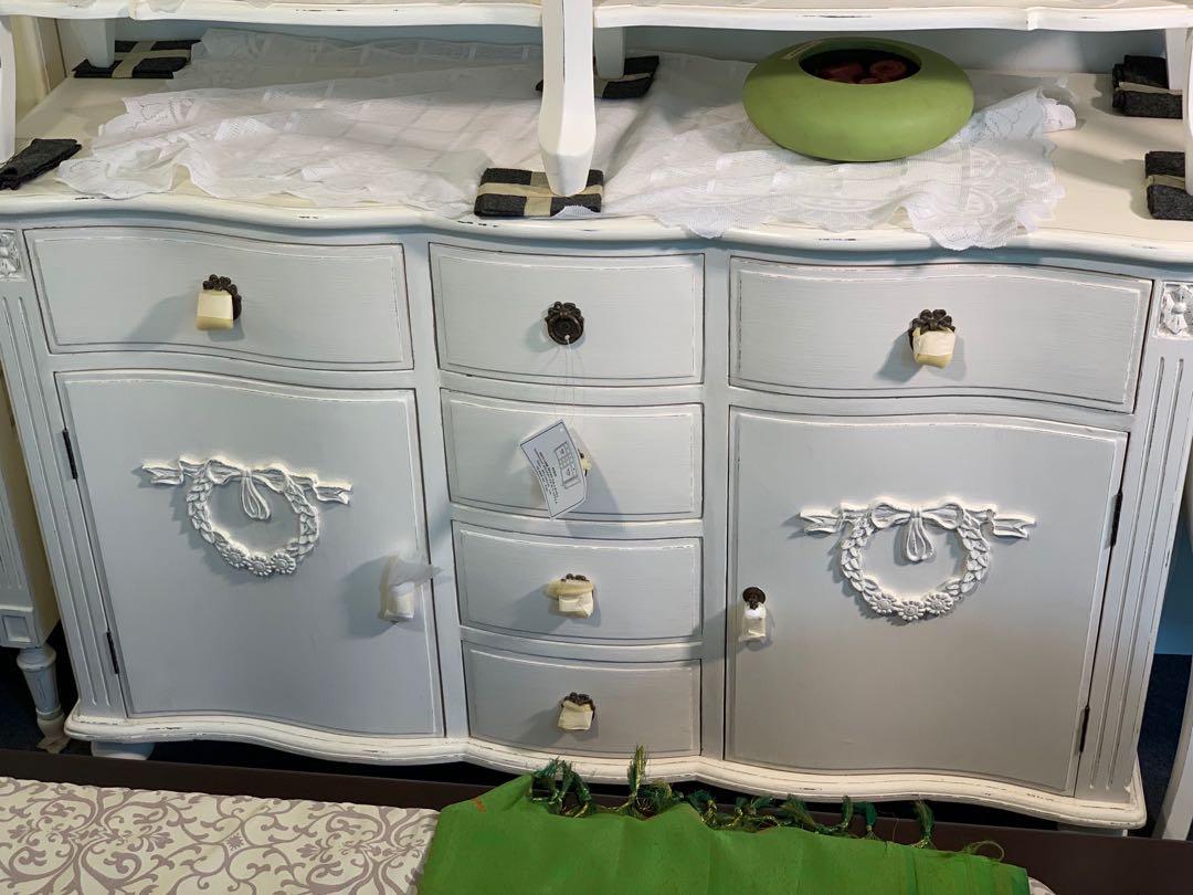 Sale Victorian French Buffet Sideboard Cabinet Cupboard Furniture Shelves Drawers On Carousell