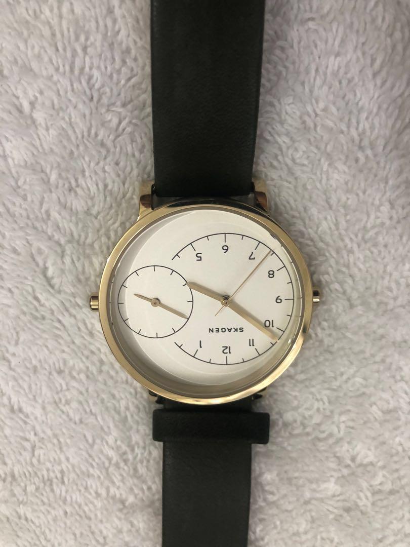 SKAGEN Hagen White Dial Ladies Dual Time Watch SKW2476