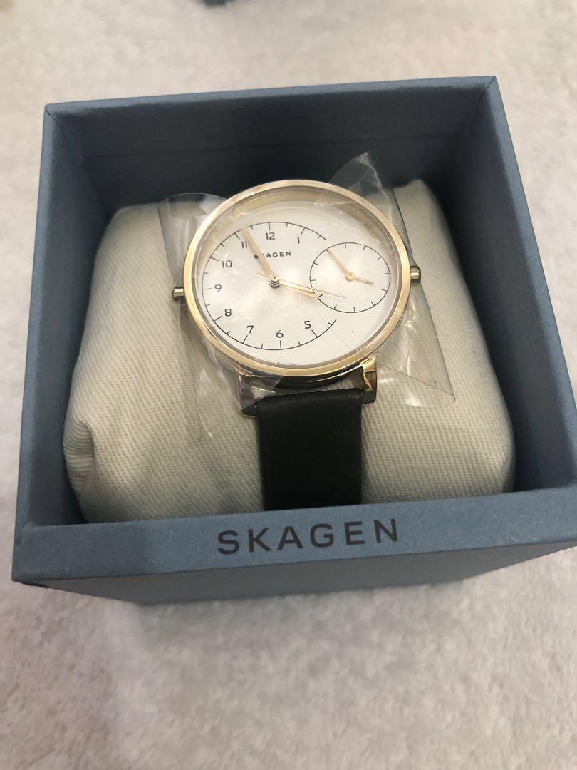 SKAGEN Hagen White Dial Ladies Dual Time Watch SKW2476