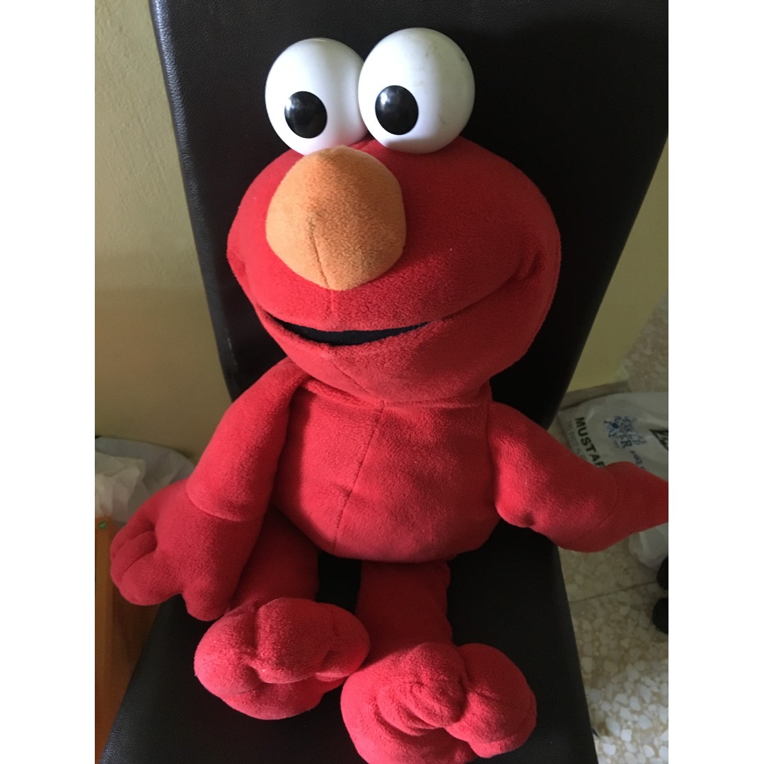 Stroller Kids backpack with harness Carry On Luggage Elmo toy