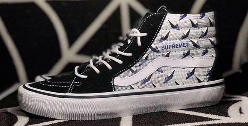 high top supreme vans