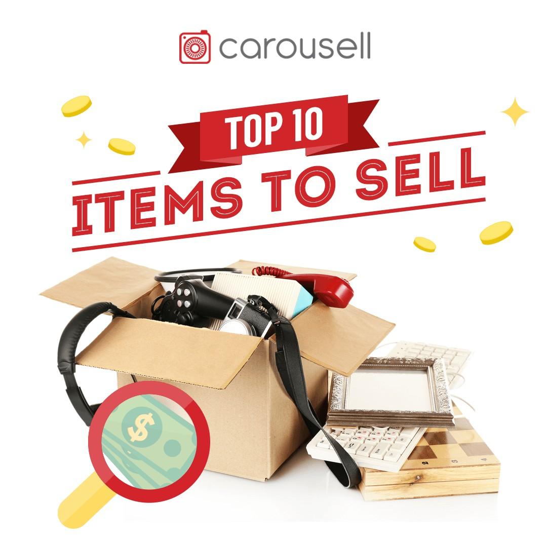 Top 10 Most Sold items on Carousell, Announcements on Carousell