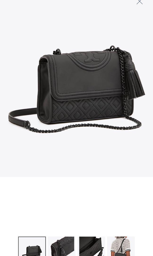 tory burch fleming matte black