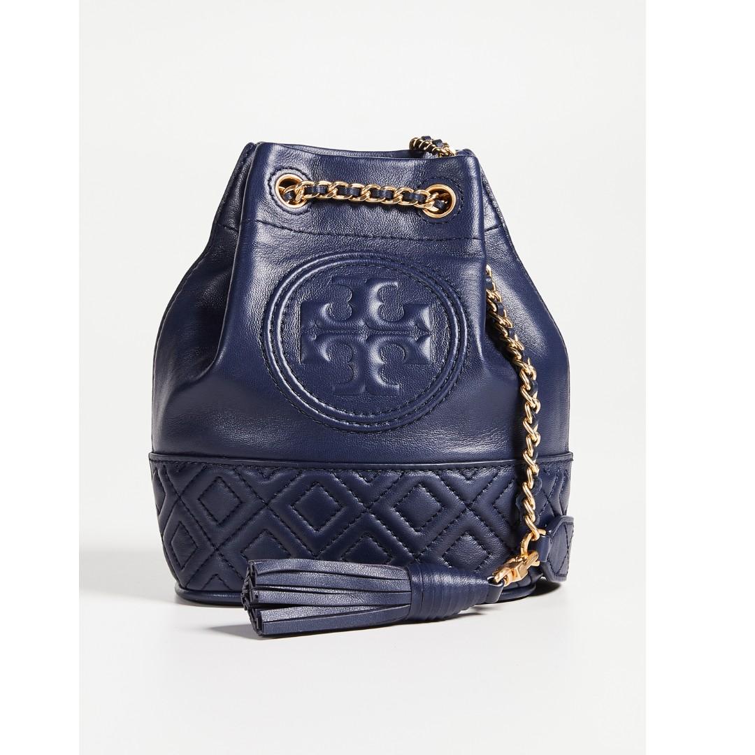 tory burch fleming bucket bag