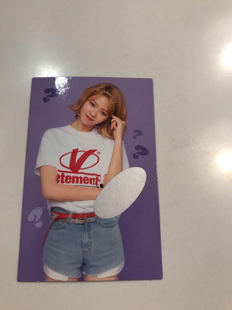 Twice What Is Love Wil Jeongyeon Scratch Photocard Entertainment K Wave On Carousell