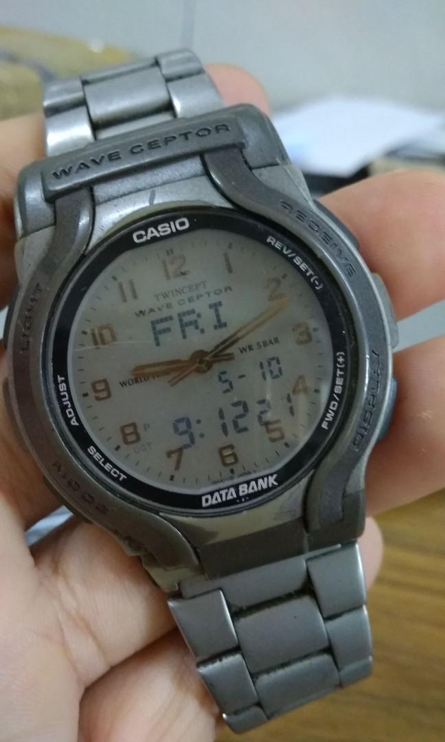 Casio world time data bank watch on sale