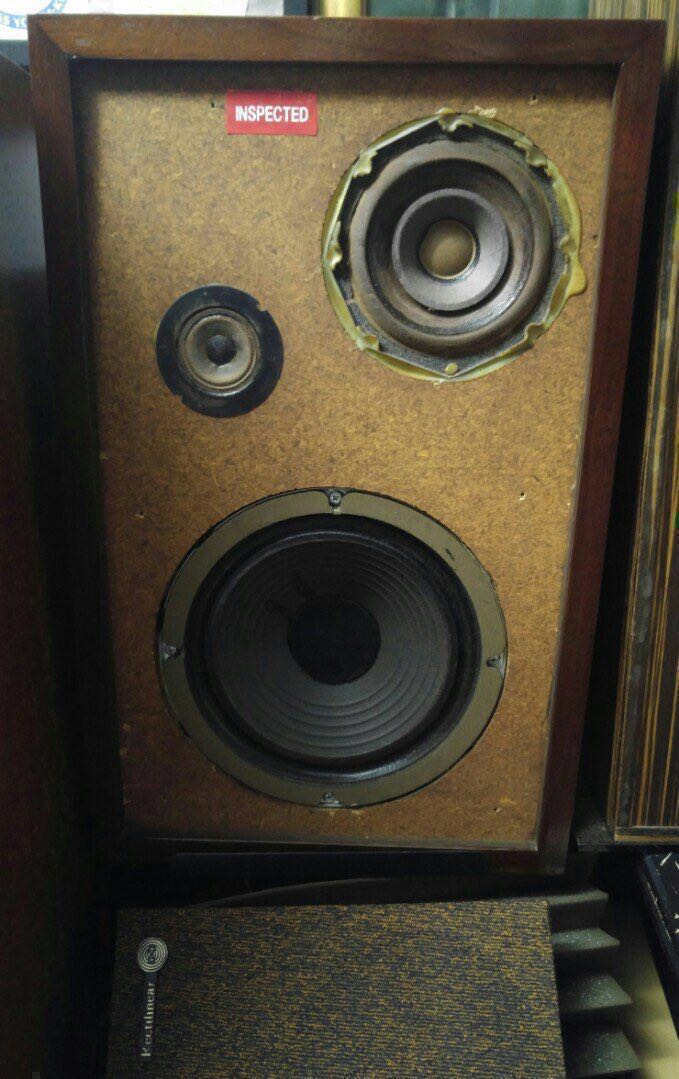 Vintage Rectilinear Mini Iii 3 Way Speakers Japan The Rare
