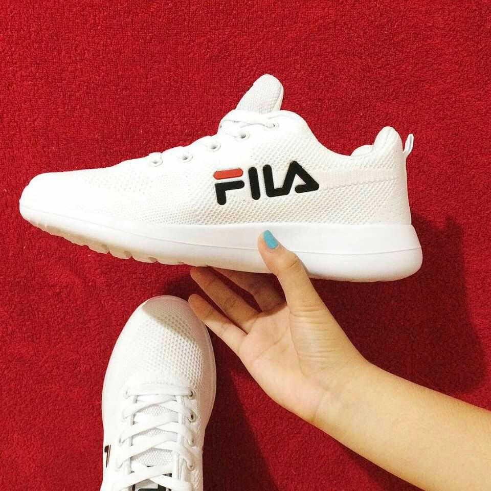 Fila white rubber shoes price deals