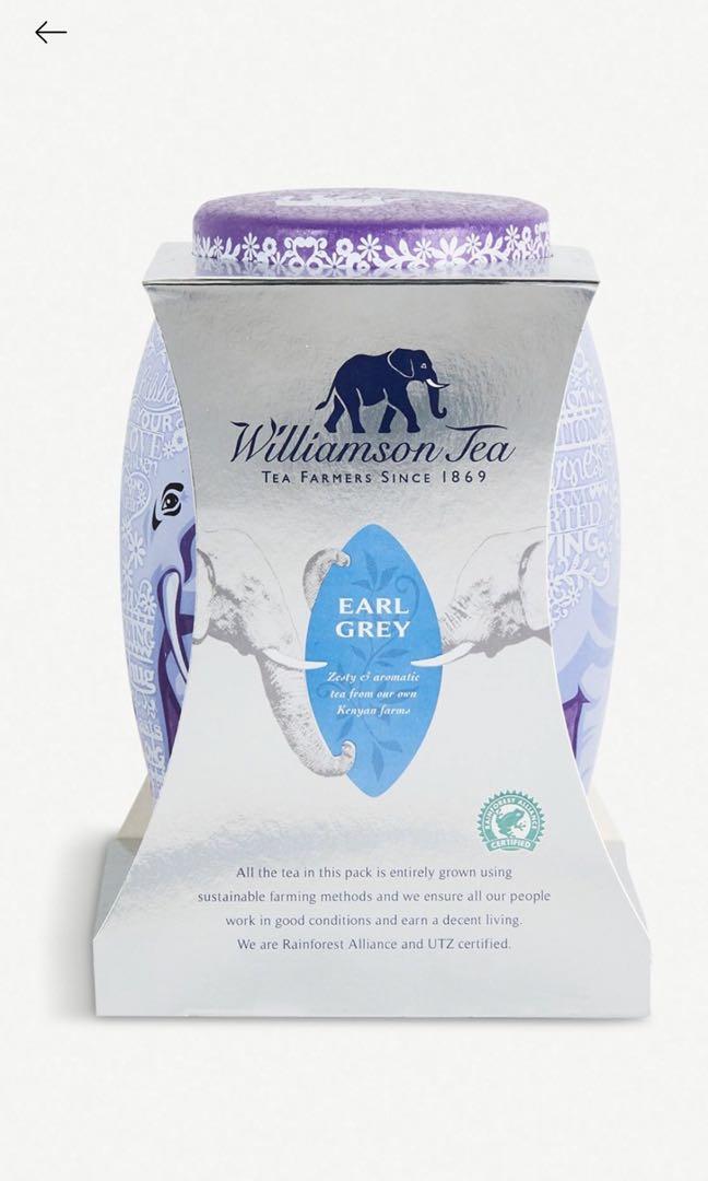 streep elleboog Zorg WILLIAMSON TEA Mother love Earl Grey Tea tea bag 50, Health & Nutrition,  Health Supplements, Health Food, Drinks & Tonics on Carousell