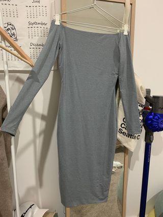 Kookai Size 2 grey dress
