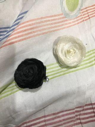 flower hair clips