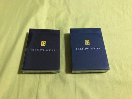 ♠️ Charity Water Blue & Yellow Playing Cards ♠️