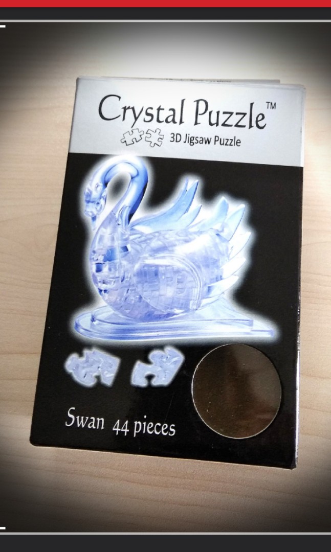 3d Crystal Puzzle Swan Toys Games Others On Carousell