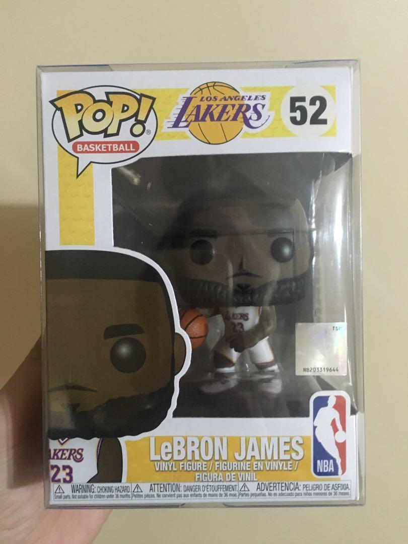 Funko Pop Lebron James Lakers Home White Jersey Nba Toys Games Toys On Carousell