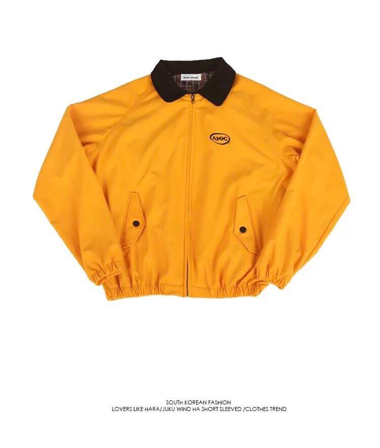 A Piece Of Cake Yellow Jacket Worn By Bts Jungkook Women S Fashion Clothes Outerwear On Carousell