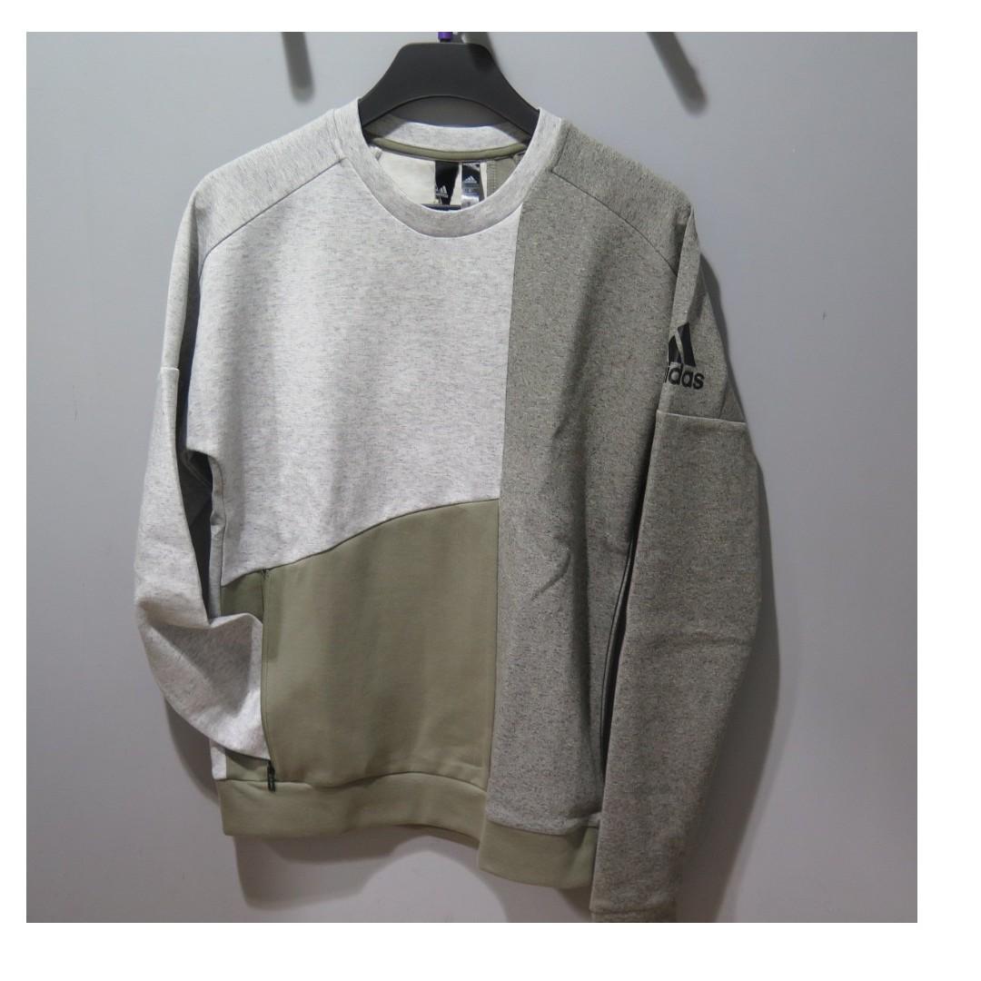 khaki adidas sweatshirt