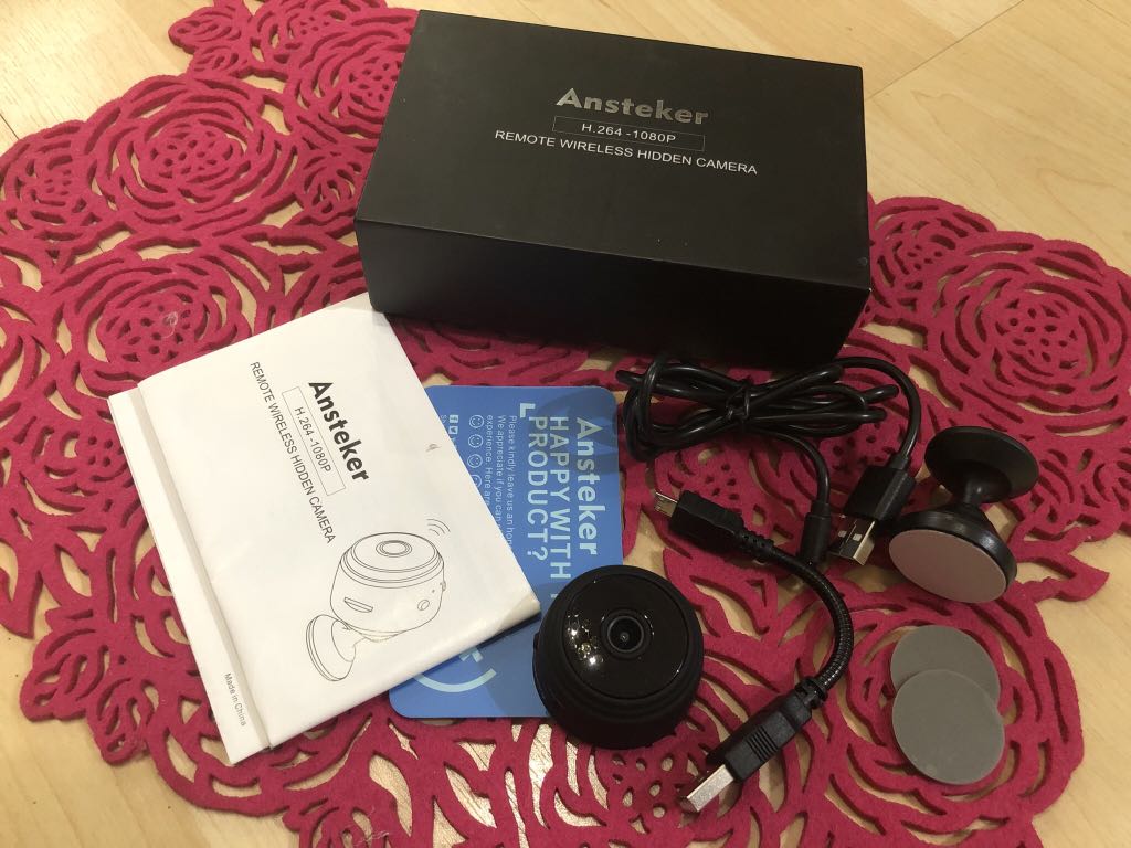 Anstaker Camera Ansteker remote wireless hidden camera 1080P, Everything Else on Carousell