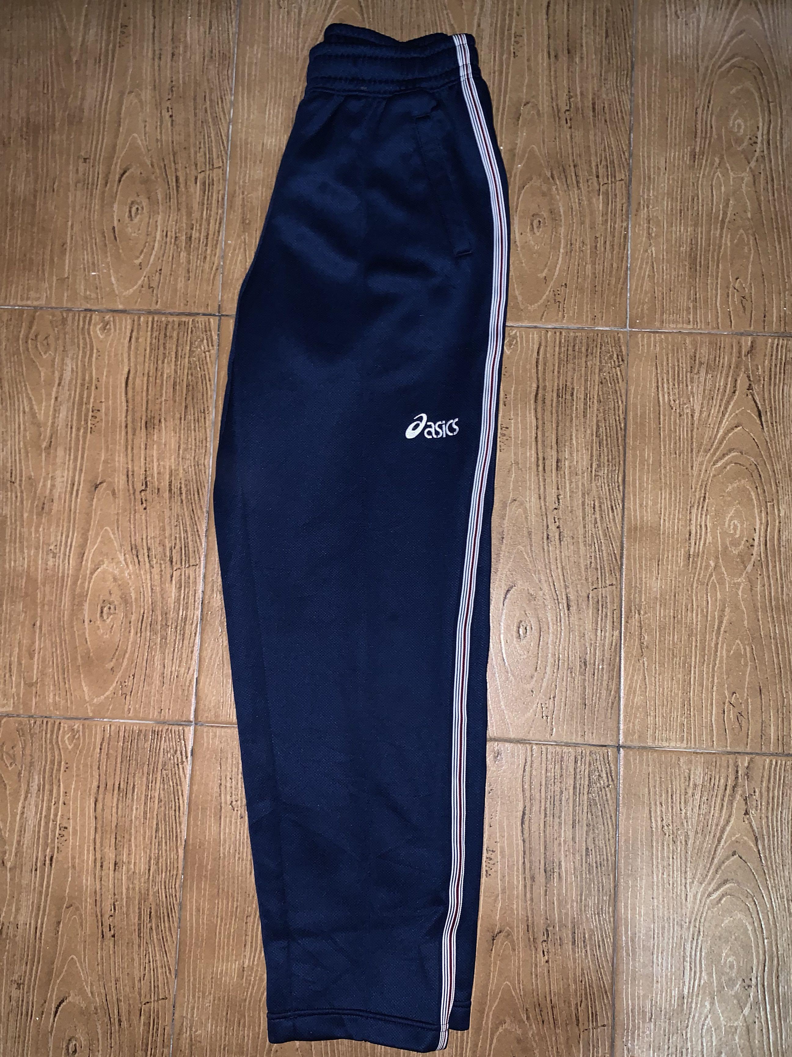 red white and blue track pants