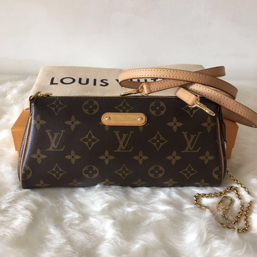 Louis Vuitton Eva Clutch Monogram Bag, Luxury, Bags & Wallets on