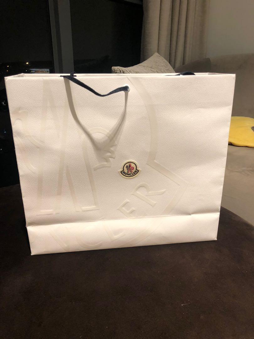 moncler shopping bag