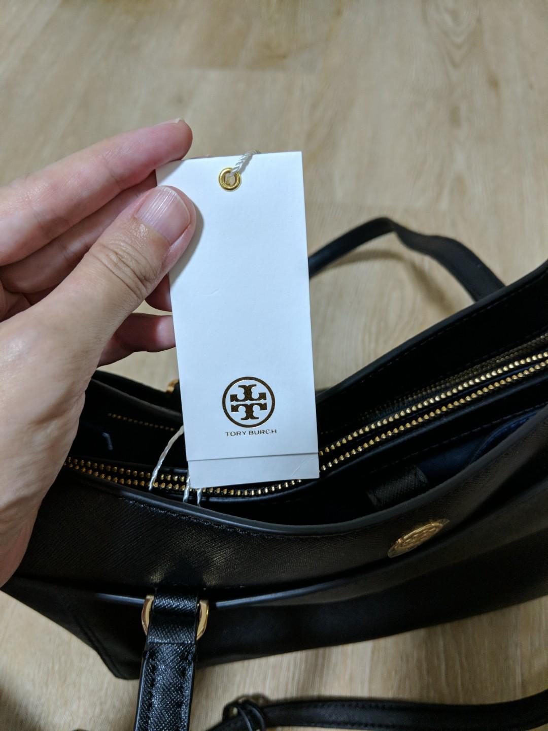 price reduced Authentic Tory Burch tote bag with original tags and dust bag