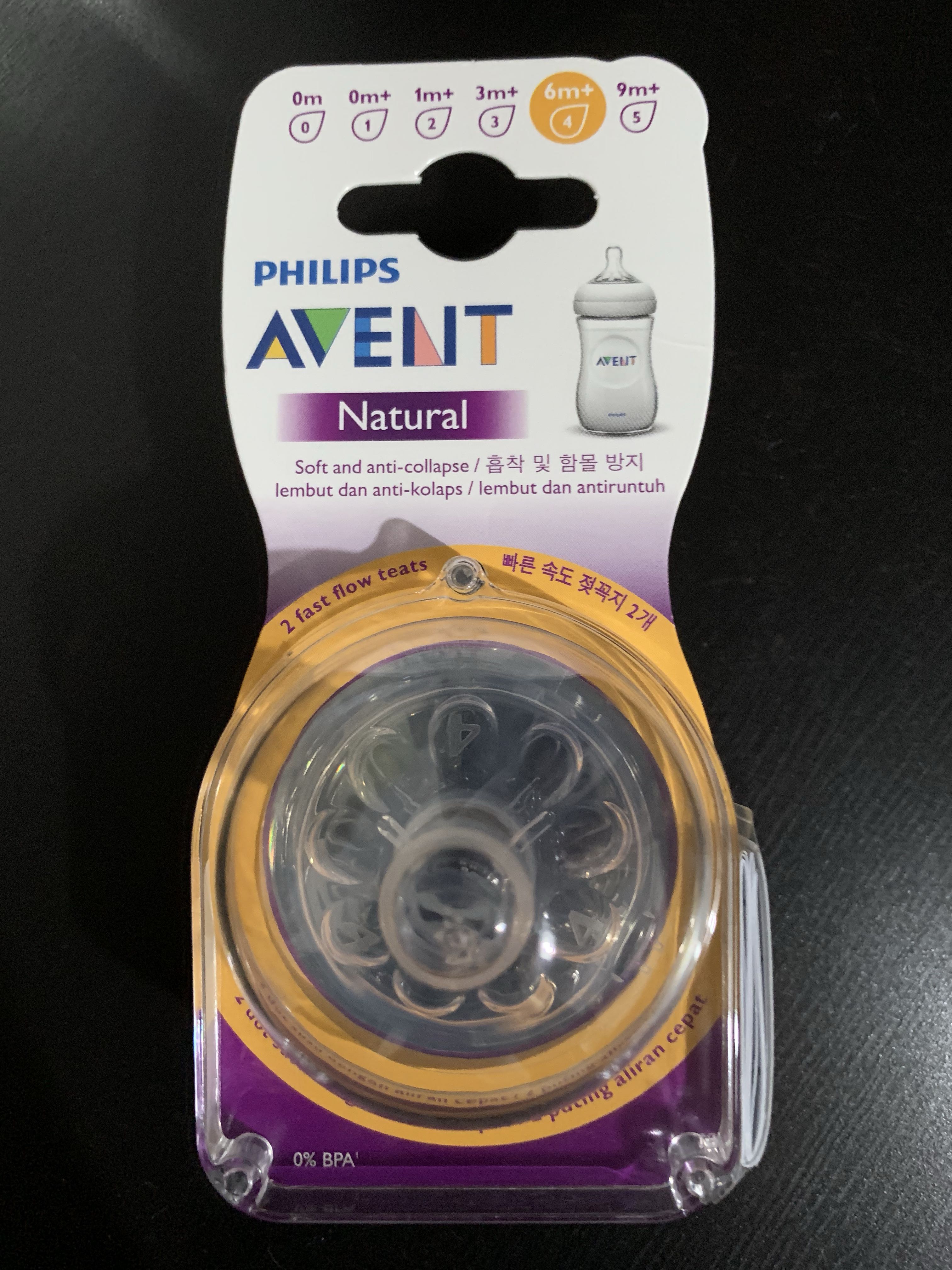 avent 6 month teats
