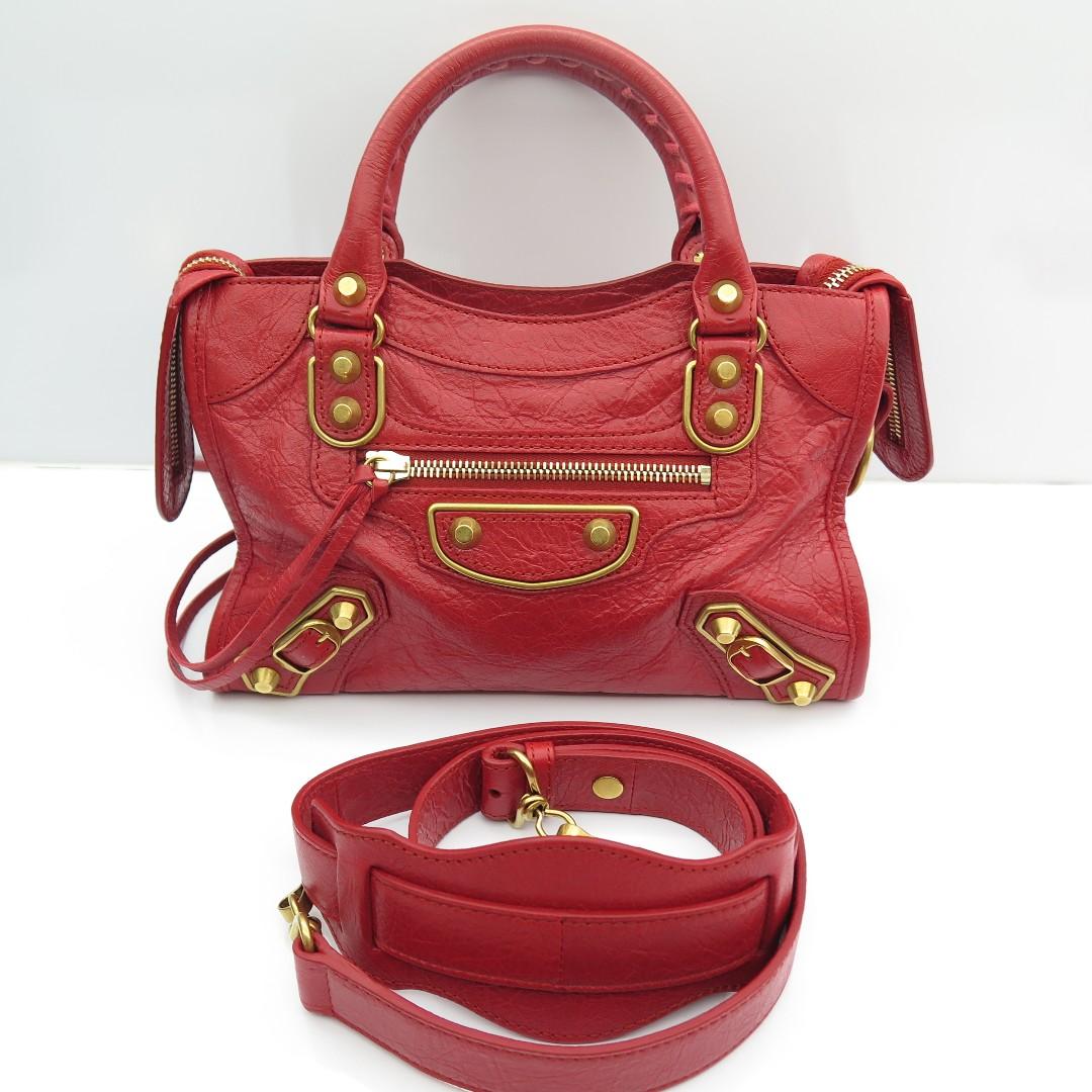 Balenciaga mini city lambskin 2025