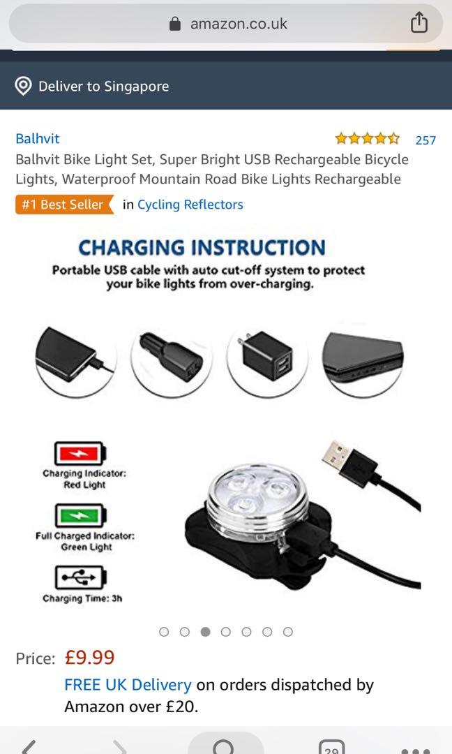 Balhvit bike shop light set