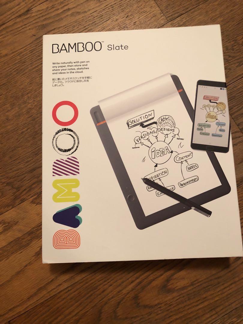 Bamboo slate digital notepad, 手提電話, 電話＆平板電腦配件, 其他電子周邊配件及產品 Carousell