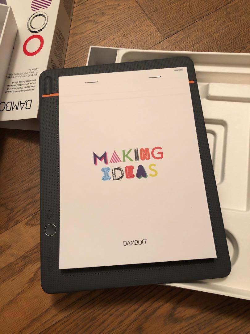Bamboo slate digital notepad, 手提電話, 電話＆平板電腦配件, 其他電子周邊配件及產品 Carousell