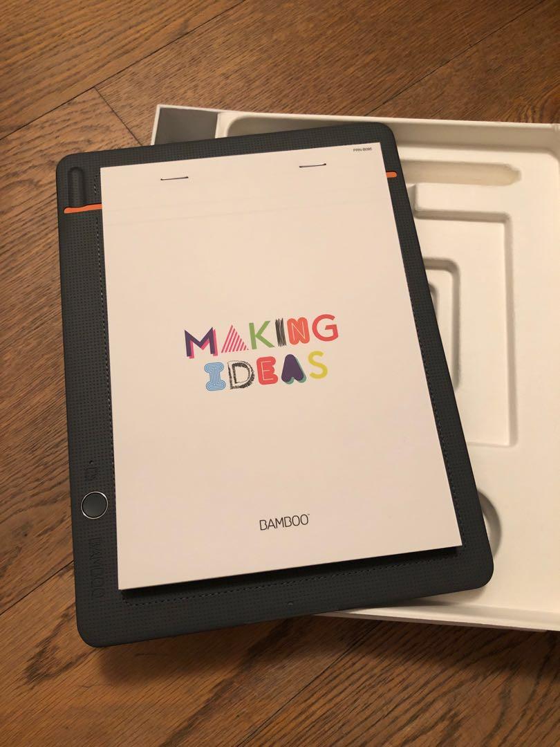 Bamboo slate digital notepad, 手提電話, 電話＆平板電腦配件, 其他電子周邊配件及產品 Carousell