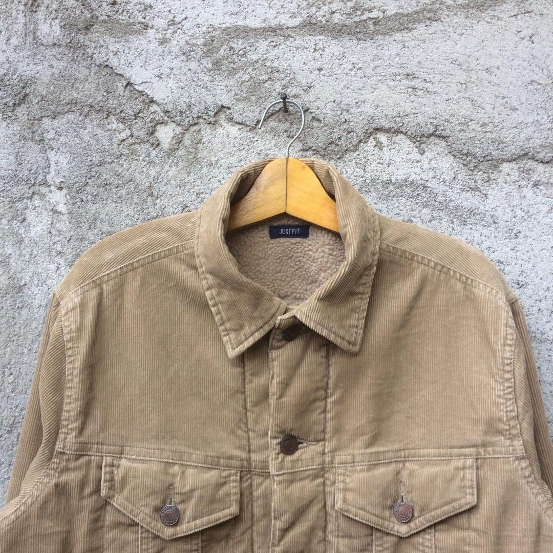 BAPAU Trucker Jacket Corduroy Uniqlo 