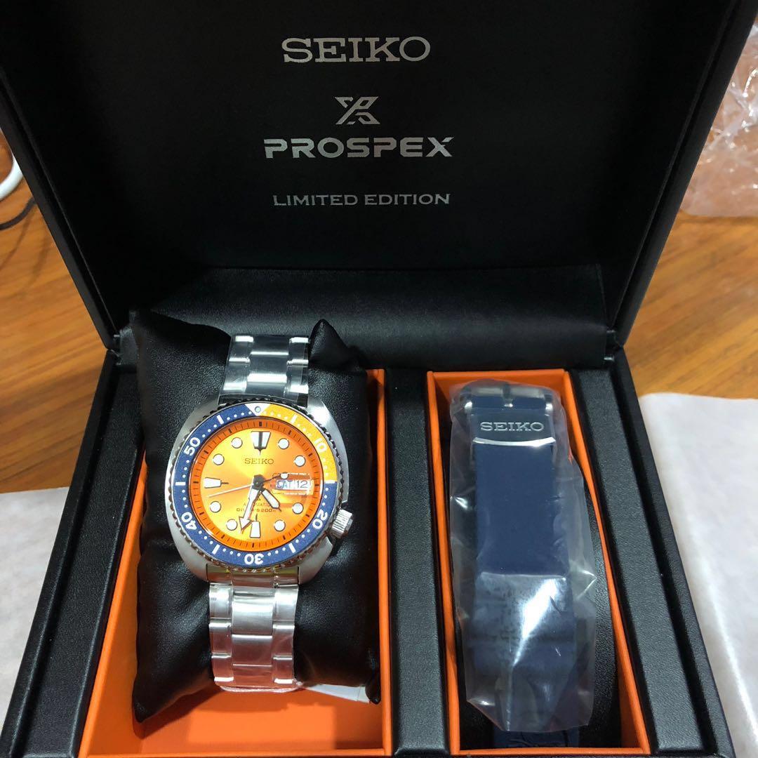 BNIB Seiko Limited Edition Nemo Orange Turtle Prospex Diver