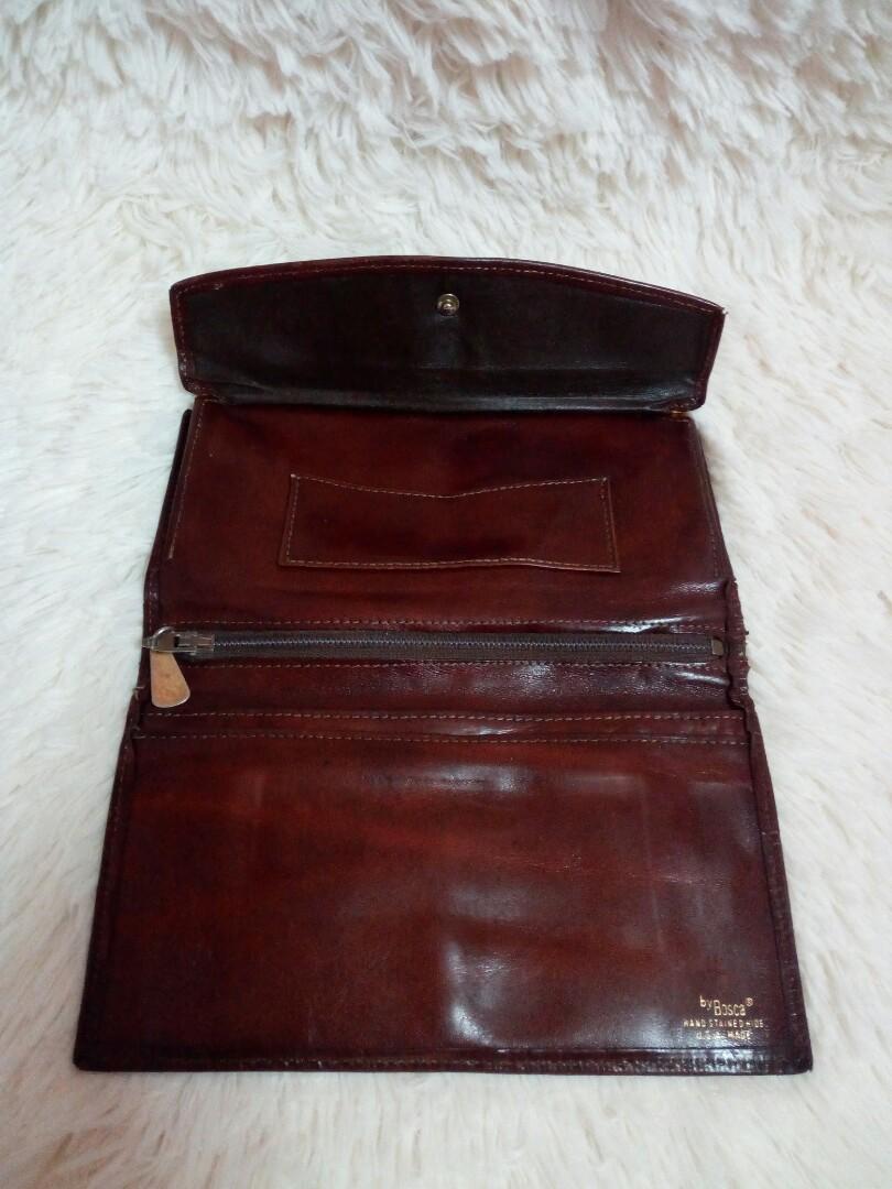 Bosca Small Bi-Fold Leather Wallet | Dillard's
