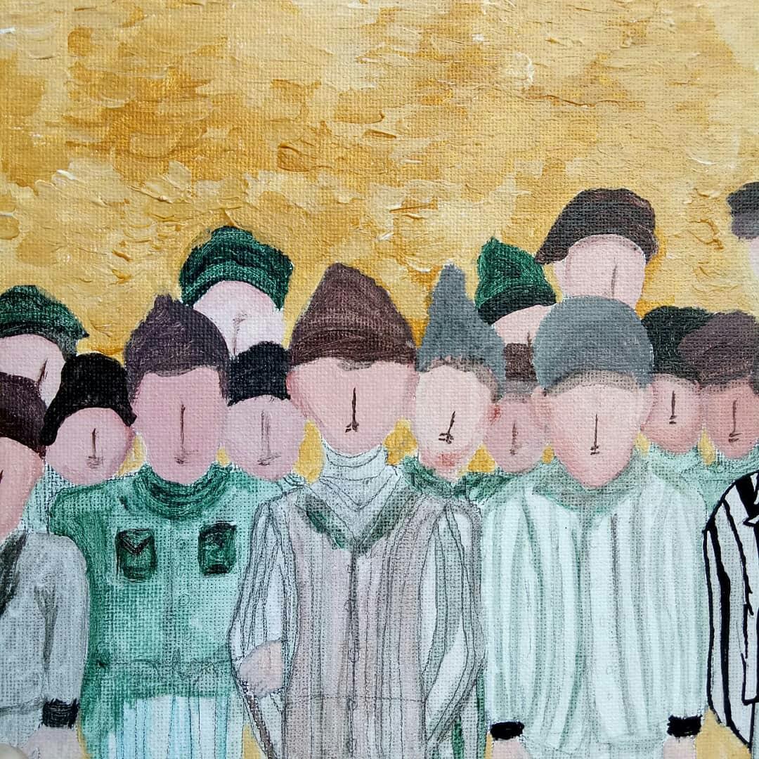 Boys in Striped Pajamas (Category: Designer & Blind Box Toys) located in Quezon City. Submitted by fuzzmnl (Listing ID 228551705, Image 2). Description: 18x18cm #caroujamba #wincbtl.